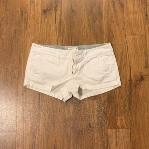 Low Rise American Eagle White Shorts